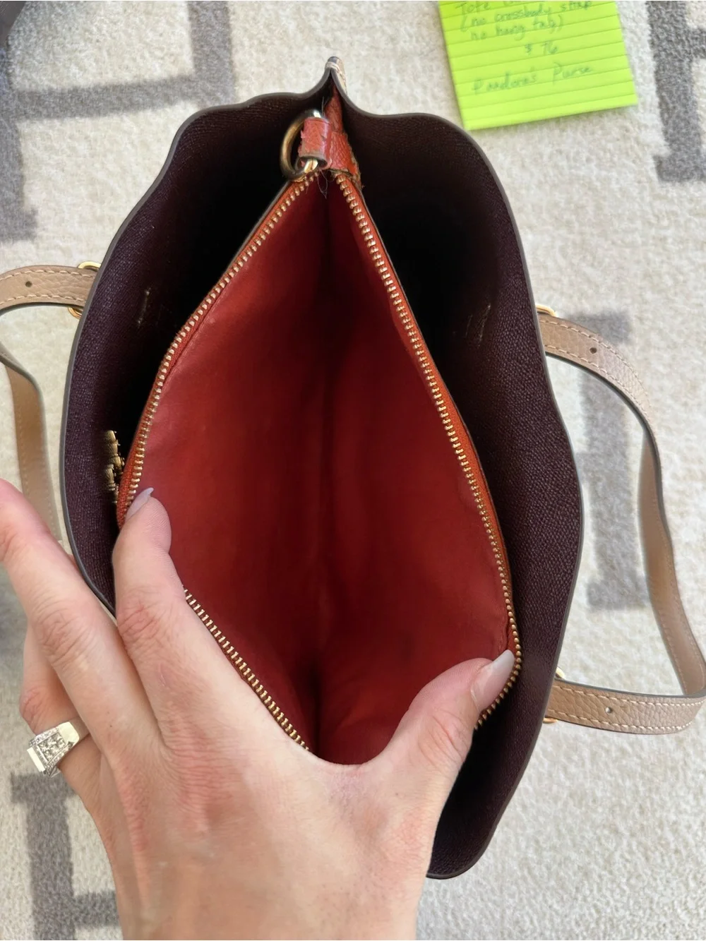 Coach Pebble Leather 2021 Mollie tote small